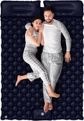 Надувний туристичний двомісний матрац WCG для подорожей і відпочинку