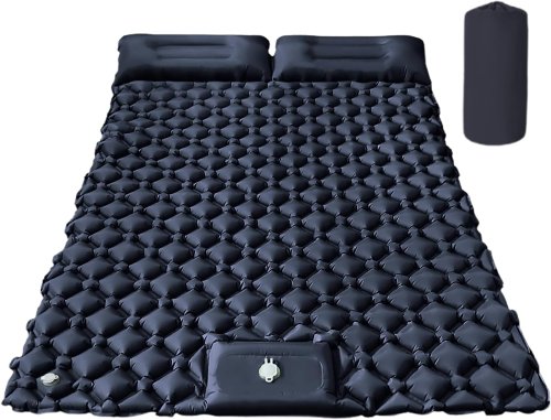 Надувний туристичний двомісний матрац WCG для подорожей і відпочинку