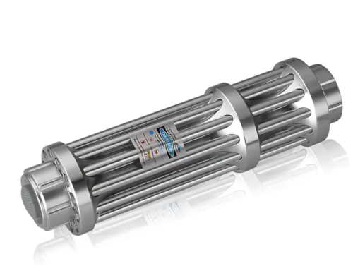 Синя лазерна указка Laser B017 445 нм з 5 насадками у кейсі