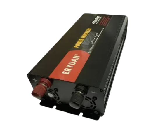 Інвертор AGM 12V→220V 4500W з чистою синусоїдою, LCD-дисплеєм та захистом