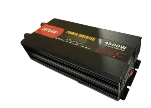 Інвертор AGM 12V→220V 4500W з чистою синусоїдою, LCD-дисплеєм та захистом