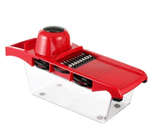 Овочерізка Mandoline Slicer 6в1: мультислайсер-тертка для овочів і фруктів з контейнером