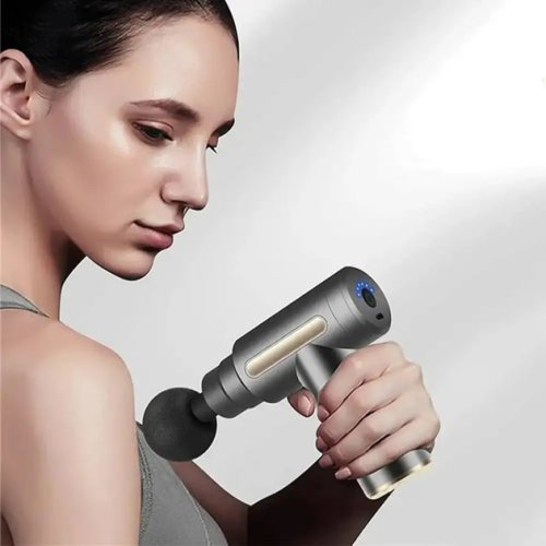 Перкусійний масажер-пістолет Massage Gun XL-1011 для шиї, голови та ніг