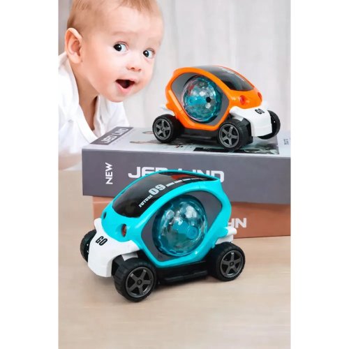 Інтерактивна дитяча машинка Toy AND CX-865 з LED-підсвіткою, обертанням і прозорим корпусом