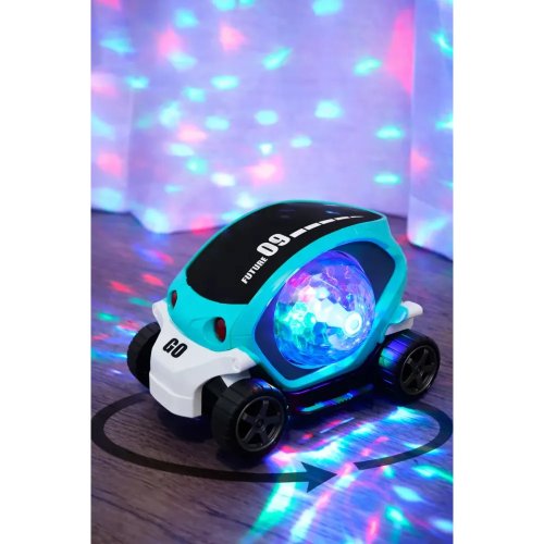 Інтерактивна дитяча машинка Toy AND CX-865 з LED-підсвіткою, обертанням і прозорим корпусом