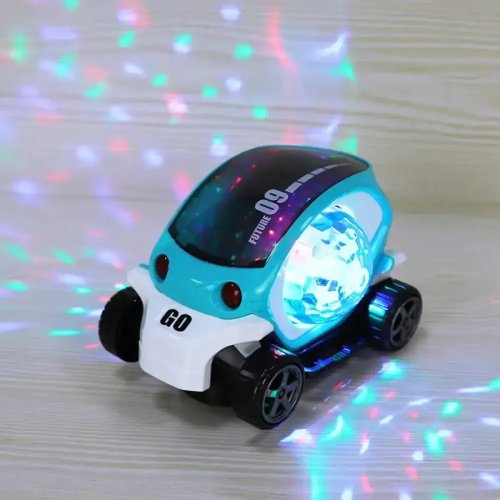 Інтерактивна дитяча машинка Toy AND CX-865 з LED-підсвіткою, обертанням і прозорим корпусом