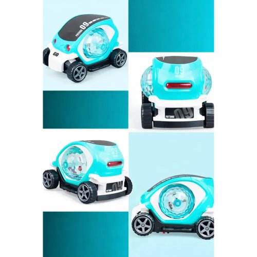 Інтерактивна дитяча машинка Toy AND CX-865 з LED-підсвіткою, обертанням і прозорим корпусом