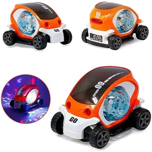 Інтерактивна дитяча машинка Toy AND CX-865 з LED-підсвіткою, обертанням і прозорим корпусом