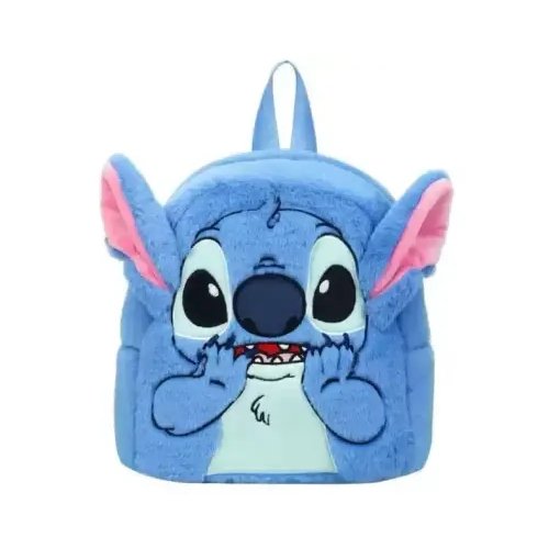 Дитячий плюшевий м’який рюкзак Stitch Lilo з вушками для садка, прогулянок і подарунка