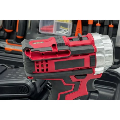 Багатофункціональний набір інструментів RED MA800: акумуляторний шуруповерт + ручні інструменти в кейсі для дому/гаража