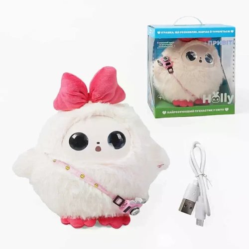 Інтерактивна AI м’яка іграшка Smart Plush Toy: голосове спілкування, Wi‑Fi, 40+ мов