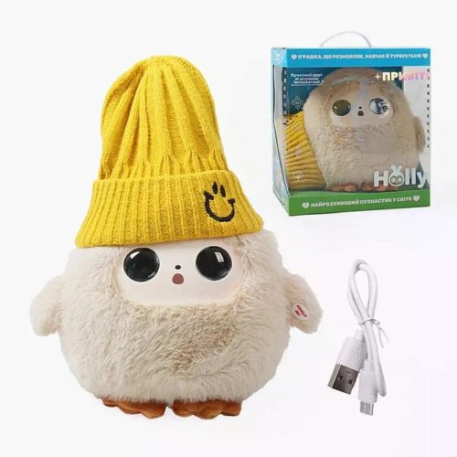 Інтерактивна AI м’яка іграшка Smart Plush Toy: голосове спілкування, Wi‑Fi, 40+ мов