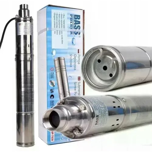 Занурювальний шнековий насос для свердловини Screw Pump 4QGD2, 1500W, напір 120 м, водопостачання дому/дачі