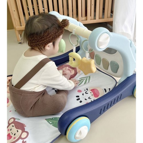 Ходунки-килимок Baby Steps для малюків: музцентр, бізіборд, піаніно, Bluetooth, пульт ДК