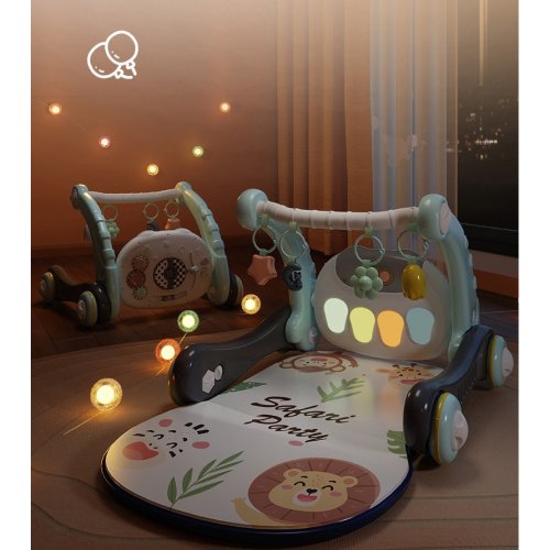 Ходунки-килимок Baby Steps для малюків: музцентр, бізіборд, піаніно, Bluetooth, пульт ДК