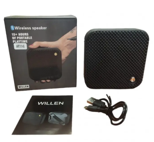 Портативна колонка Willen міні колонка музична бездротова з Bluetooth