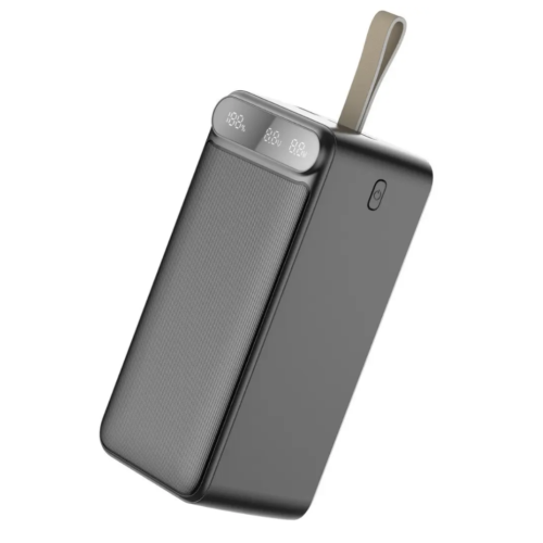 Повербанк AWEI P101K 100000 mAh 22.5W з дисплеєм і LED-ліхтариком