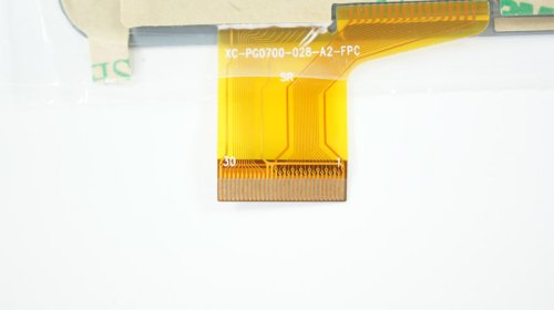 Тачскрин (сенсорне скло) XC-PG0700-028-A2-FPC 7" 186×104/155×87 мм, 30pin, білий