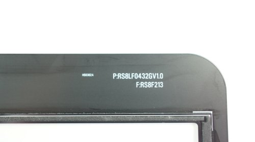 Тачскрін (сенсорне скло) HS0302A RS8LF0432GV1.0 RS8F213 8" 200×136мм 6pin чорний