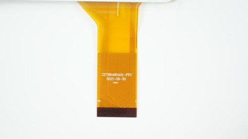 Сенсорне скло (тачскрин) CZY66490A01-FPC 10.1" 256×159/223×159, 40 pin, біле