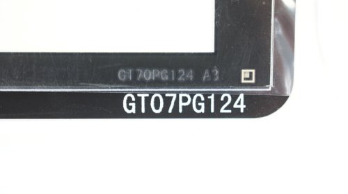 Сенсорне скло (тачскрін) GT07PG124 7" 181×107/156×87 мм 30 pin чорне