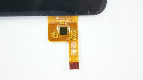 Тачскрин (сенсорне скло) FPC-TPC070072(DR1334)-00 7" 186×111/154×86, 12 pin, чорний