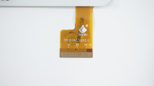 Сенсорне скло (тачскрин) TPC0240 VER2.0 7" 191×116, активна 155×87, 30 pin, біле