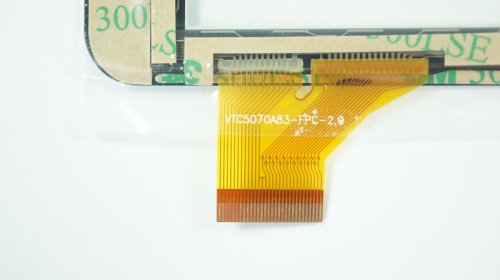 Сенсорне скло (тачскрін) VTC5070A83-FPC-2.0 7" 186×104/155×87 мм 30pin біле