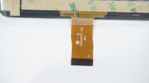 Тачскрін (сенсорне скло) YJ040FPC-V0 7" 190×118/155×86, 30 pin, чорний