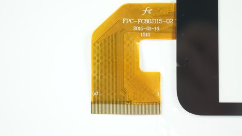 Тачскрин (сенсорне скло) FPC-FC80J115-02 7,9" 203×117/173×109 мм 50 pin чорний