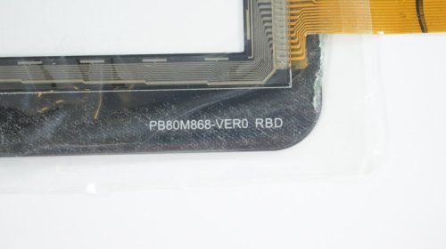 Сенсорне скло (тачскрін) PB80M868-VER0 RBD 8" 196×148/163×122 мм 32 pin чорне