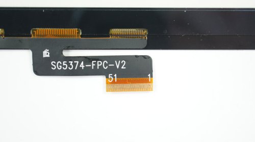 Сенсорне скло (тачскрин) SG5374-FPC-V2 8" 197×150/162×122, 51 pin, чорне