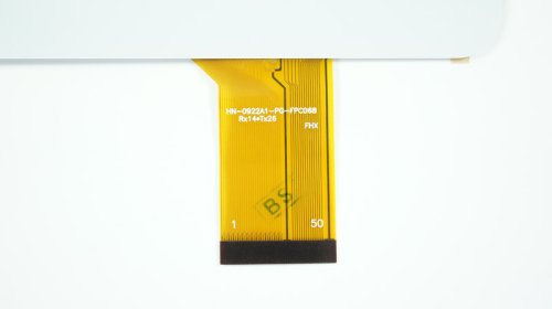 Тачскрин (сенсорне скло) HN-0922A1-PG-FPC068 9" 233×141/198×112 мм, 50 pin, білий