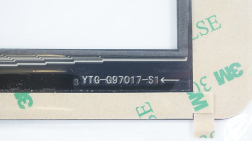 Тачскрін YTG-G97017-F1 V1.0 9,7" 236×183/198×149 мм 50pin чорний