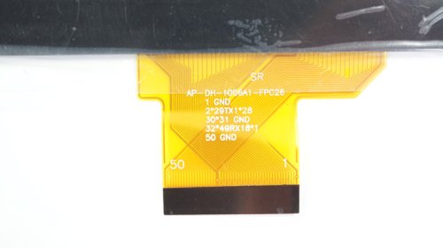 Сенсорне скло (тачскрін) AP-DH-1006A1-FPC26 10,1" 257×160/223×125 50pin чорне