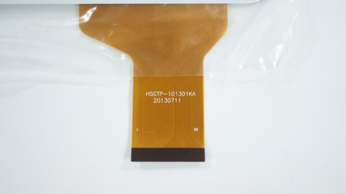 Сенсорне скло (тачскрін) FPC-CY101050-00 10,1" 256×159/223×126 40 pin біле