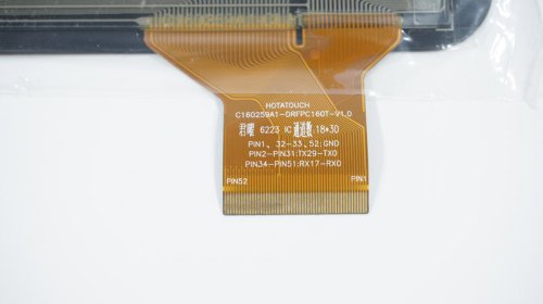 Сенсорне скло (тачскрін) C160259A1-DRFPC160T-V1.0 10,1" 259×160/224×127 52pin чорне