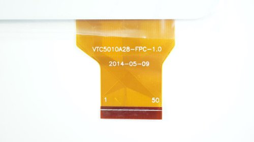 Тачскрин (сенсорне скло) VTC5010A28-FPC-1.0 10,1" 240×163/224×127 мм 50 pin білий