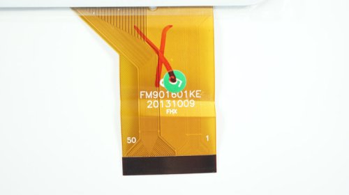 Тачскрін (сенсорне скло) FM901601KE 9" 233×142/198×112 мм 50 pin білий