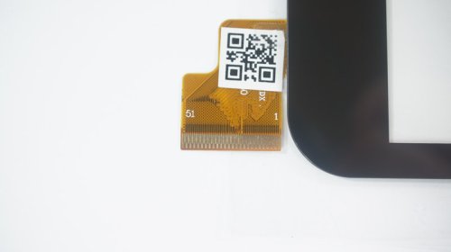 Сенсорне скло (тачскрин) PINGBO PB80JG2030 204×119/173×108 мм, 51 pin, чорне