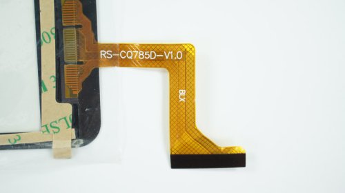 Сенсорне скло (тачскрін) RS-CQ785D-V1.0 196×131/161×120 мм, 45 pin, чорне