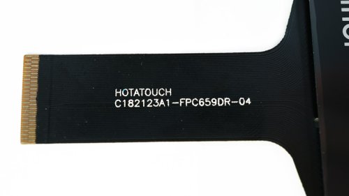 Тачскрін (сенсорне скло) C182123A1-FPC659DR-04 7" 182×123/152×95 мм чорний