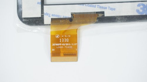 Сенсорне скло (тачскрин) JQ7065FP-03 7" 186×111/156×86 мм 30 pin чорне