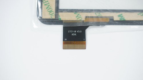 Сенсорне скло (тачскрин) Z7Z118 V3.0 7" 186×111 мм, 30 pin, чорне