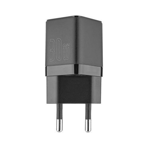 Зарядний пристрій Baseus GaN3 Fast Charger 1C 30W EU, чорний (CCGN010101)