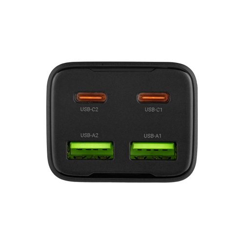 Зарядний пристрій HOCO N55 Fundador 2xUSB-C+2xUSB PD 20W, чорний (6942007632430)