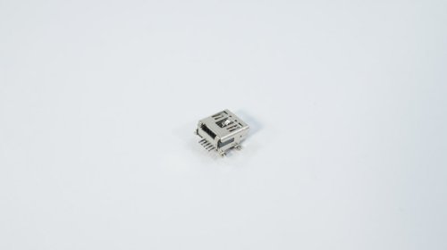 Розʼєм miniUSB MIJ019 для планшета/телефона, 5 pin, 4 фіксовані ніжки