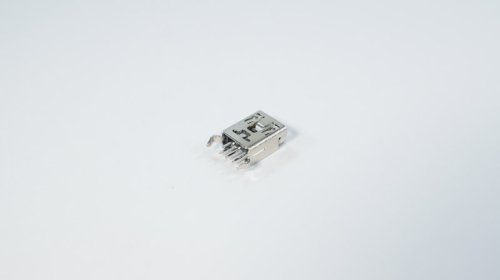Роз’єм miniUSB MIJ008 для планшета/телефона, 5 pin, 2 фіксовані лапки