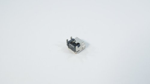 Розʼєм miniUSB MIJ002 для планшета/телефона, 5 pin, 4 фіксовані лапки