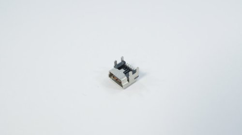 Розʼєм miniUSB MIJ002 для планшета/телефона, 5 pin, 4 фіксовані лапки